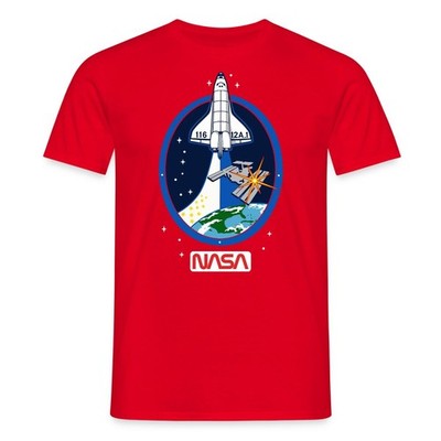 NASA Discovery Space Shuttle Männer T-Shirt