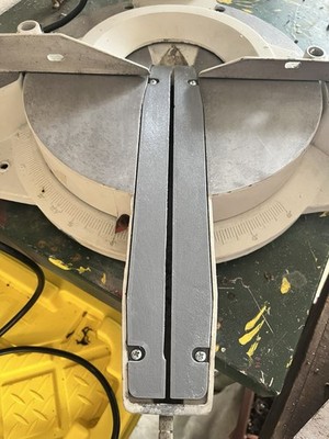 Zero Clearance Throat Plate Insert Chicago Electric 12'' Slide Miter Saw 42818