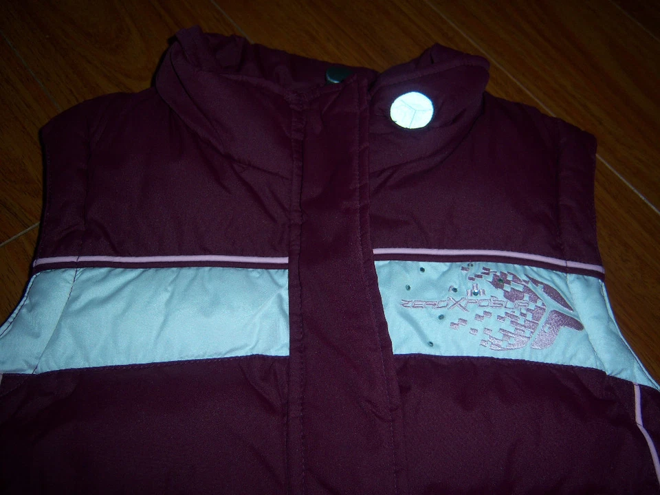 ZeroXposur совершенно темно-бордовый или коричневый девочек жилет размер 5-6 милый - Изображение 2 из 4