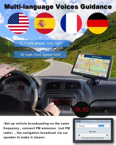 Free Lifetime Map Updates: 7 Inch GPS Navigator for RVs and Commercial Trucks - Picture 5 of 9