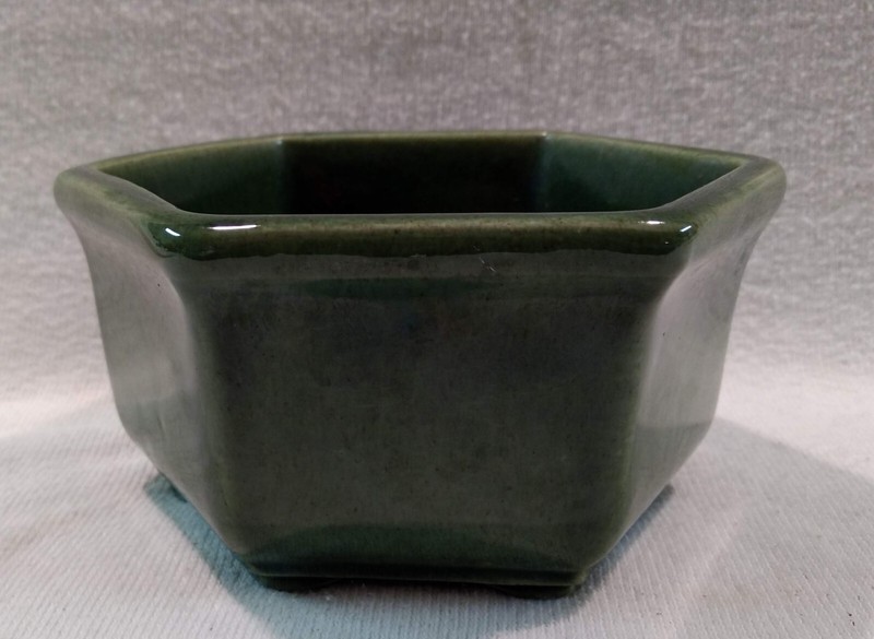 Vintage Haeger 4002 USA Hexagon Footed Planter