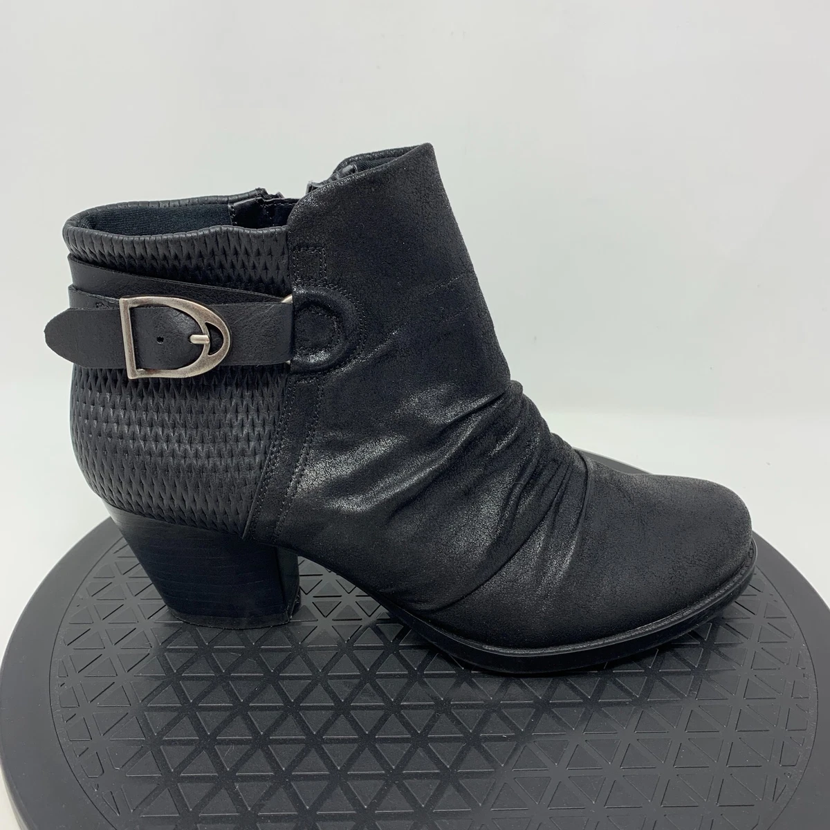 Baretraps Ankle Booties Womens Size 7 Shoes Reinella Ruche Boots