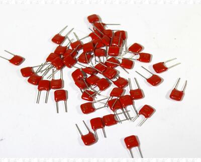 Lot Of 50 KCM .68 uF 680 PF 63V Metal Film Capacitors 681J