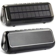 Solar Bluetooth Speaker Portable  5000mAh Wireless Speaker  IPX6 Waterproof