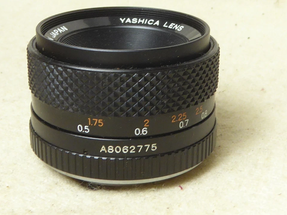 YASHICA DSB 55mm f/2 C/Y Mount Prime Camera Lens -contax yashica mount optics ok - Image 4 of 4