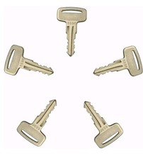(5) 6896 Ignition Keys For Manitou Clarke Linde Polaris Landpride Wacker Neuson 