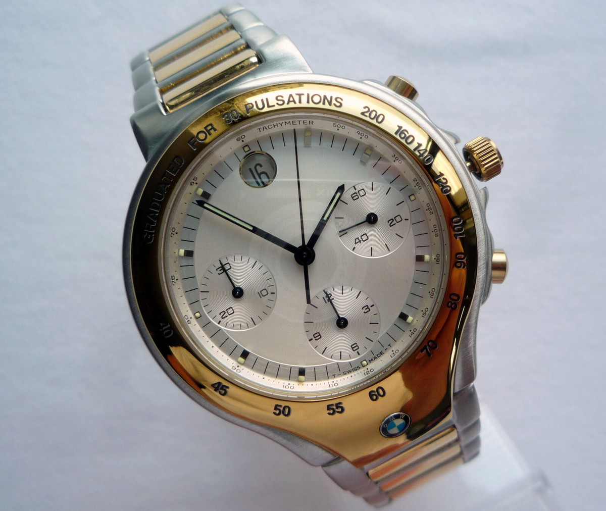 Classic BMW Car M Style Automatic Chronograph Watch Power