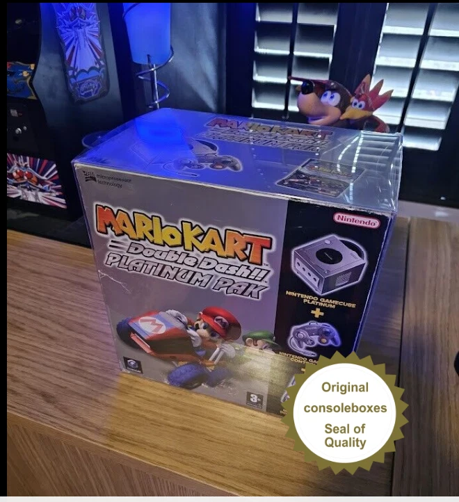 P.E.T. Plastic Box Protector / Display Case for Nintendo GameCube Console Box - Image 2 of 4