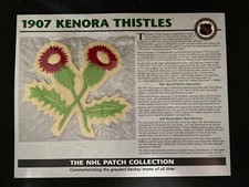 The NHL Patch Collection 1907 Kenora Thistles