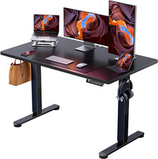 Height Adjustable Electric Standing Desk, 48 X 24 Inches Sit Stand up Desk, Memo