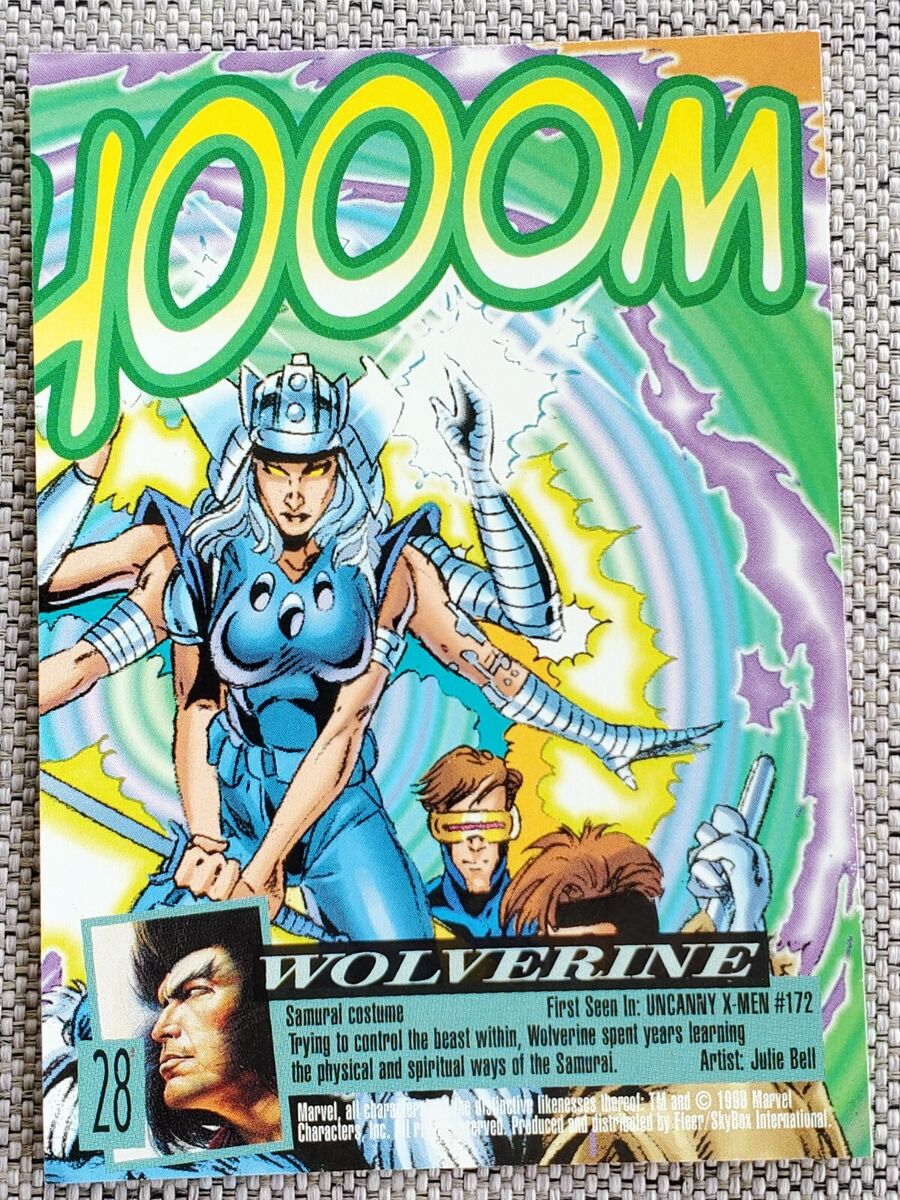 WOLVERINE (JAPAN) 1996 Fleer Ultra Marvel X-MEN Comic WOLVERINE (JAPAN) 1996 Fleer Ultra Marvel X-MEN Comic