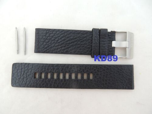 Genuine ORIGINAL DIESEL DZ 4304 Black leather strap band 24mm - Picture 1 of 4