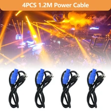 4PCS 4ft Power Cable Stage DJ Power Extension cable For Beam Moving Head Light 