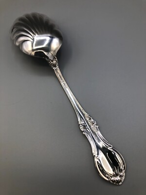   ROSE スプーン STERLING 925 銀製 Wild Rose by International Sterling Silver fancy Serving Spoon