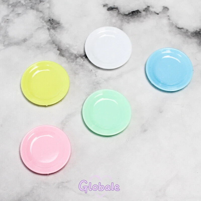 20 Stück Maßstab 1:6 Puppenhaus Miniatur Küchengeschirr Teller Deko Accessoire - Bild 3 von 4