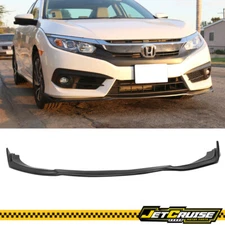 Fits 16-18 Honda Civic X CS Style Front Bumper Lip Splitter Spoiler PU