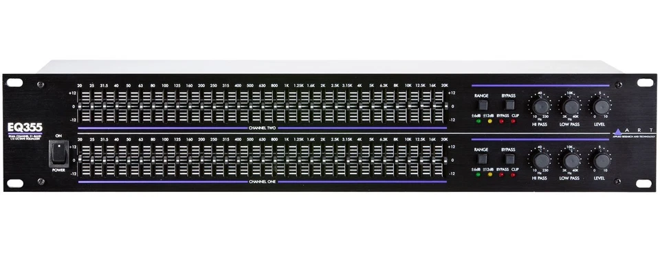 ART EQ355 Dual Channel 31-Band Equalizer -New- Free US Ship* - ProSoundUniverse. - Image 2 of 3