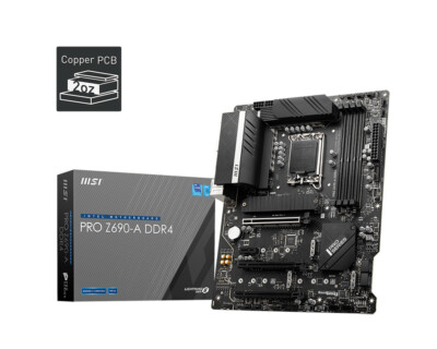 Msi PRO Z690-A DDR4 lga1700 Intel Core i7-12700 /12700K Processor