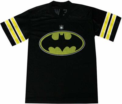 DC Comics Batman Bruce Wayne Superhero Sports Football Jersey Shirt 48-K65H8