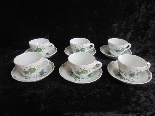 Hutschenreuther Castle Garden Mocha Service Coasters Bowls Candlesticks Plates - Image 2 of 4
