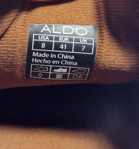 ALDO Low Top Sneakers Light Brown Men's Size 8 EUC - Picture 11 of 11