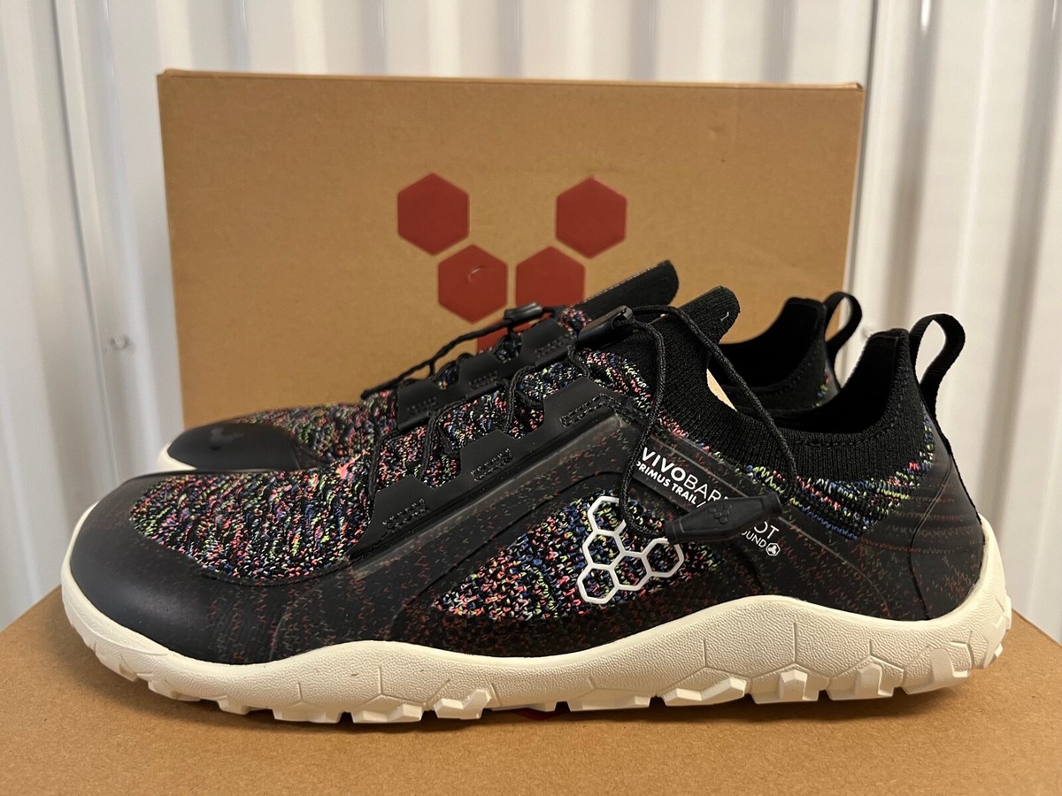 Vivobarefoot Primus Trail Knit FG Black Multicolor  display picture 1