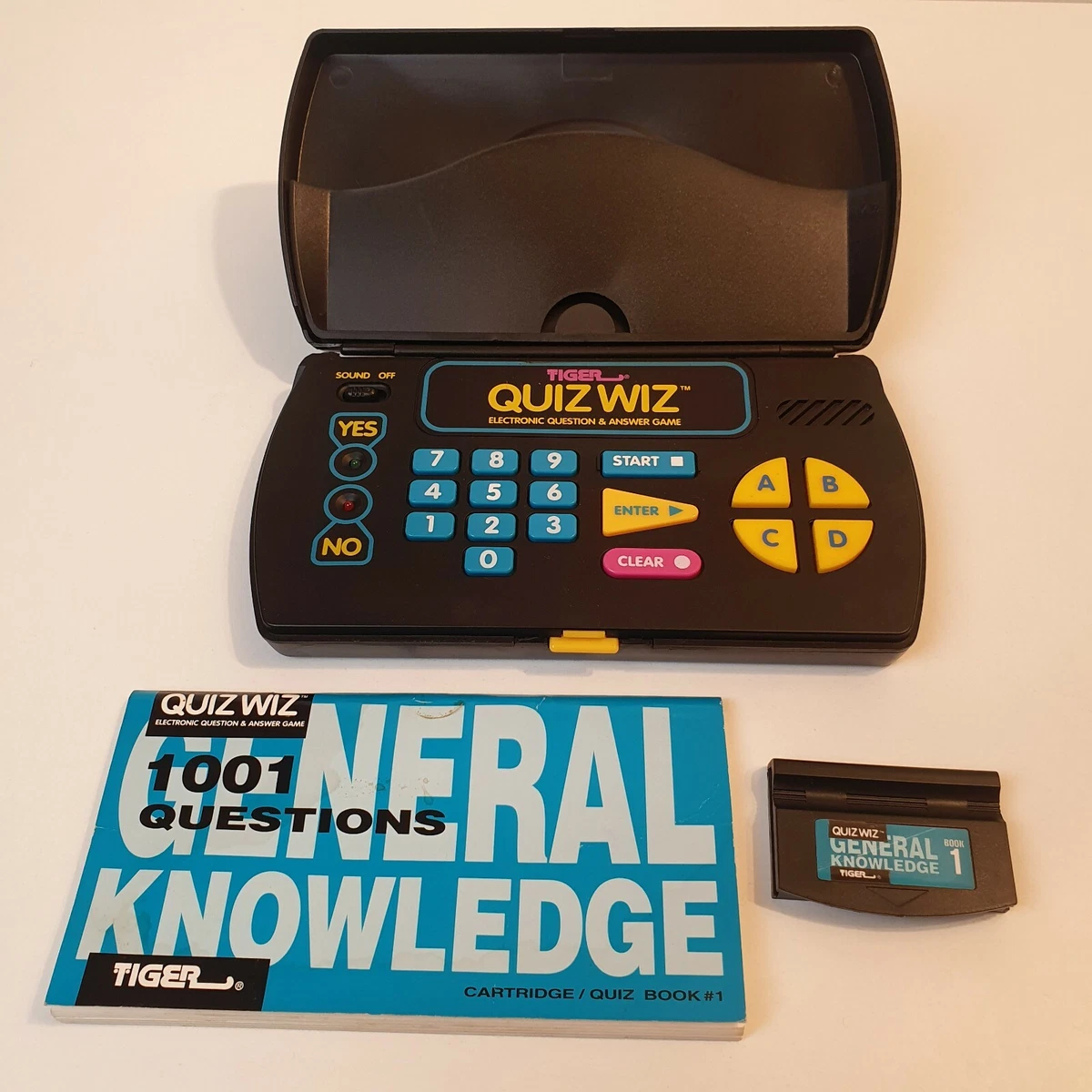 Vintage Tiger Quiz Wiz Electronic Question Answer Game Handheld