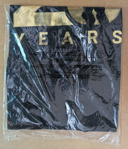 AUTHENTIC 2021 Xbox Gear Shop BLACK & GOLD Shiny Halo 20th Anniv T-SHIRT! Small - Picture 3 of 5