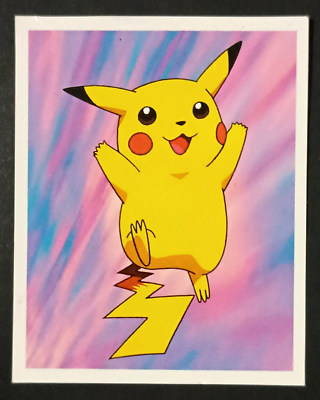 1999 Navarrete POKEMON Cromo #208 PIKACHU South America Edition