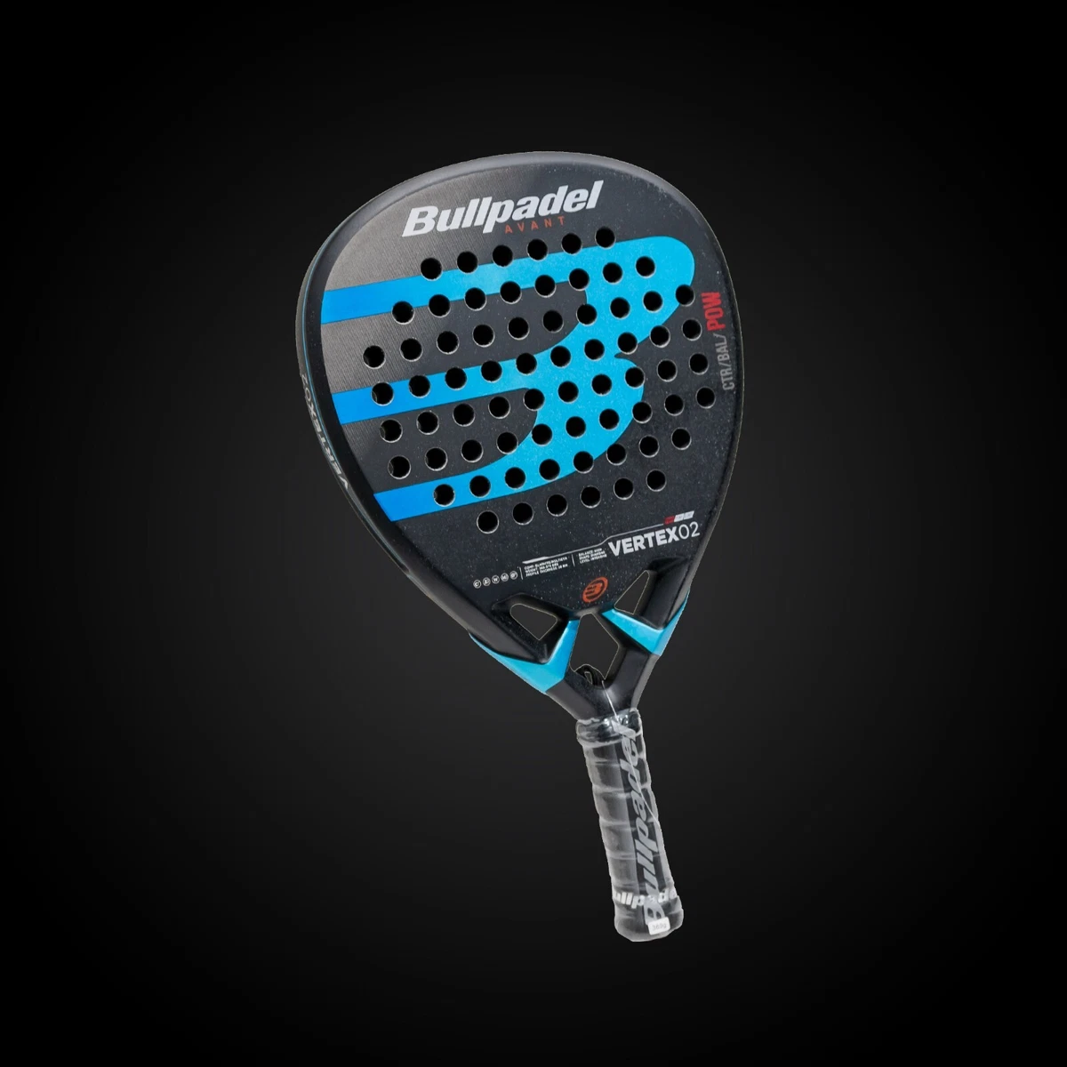 Racket Padel BULLPADEL Vertex 02 Avant Carbon + Backpack Hack