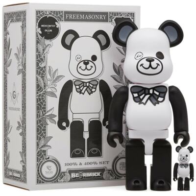 BE@RBRICK FREEMASONRY fragment 1000％ 黒 Medicom BE@RBRICK x Fragment Design Black Freemasonry 1000