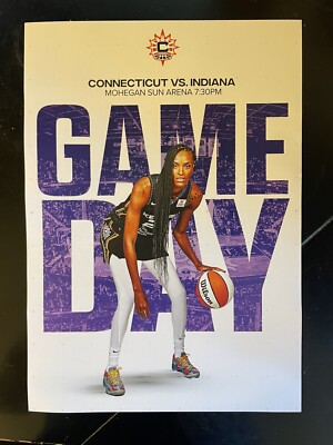 2024 Indiana Fever CT Sun Poster Caitlin Clark First WNBA