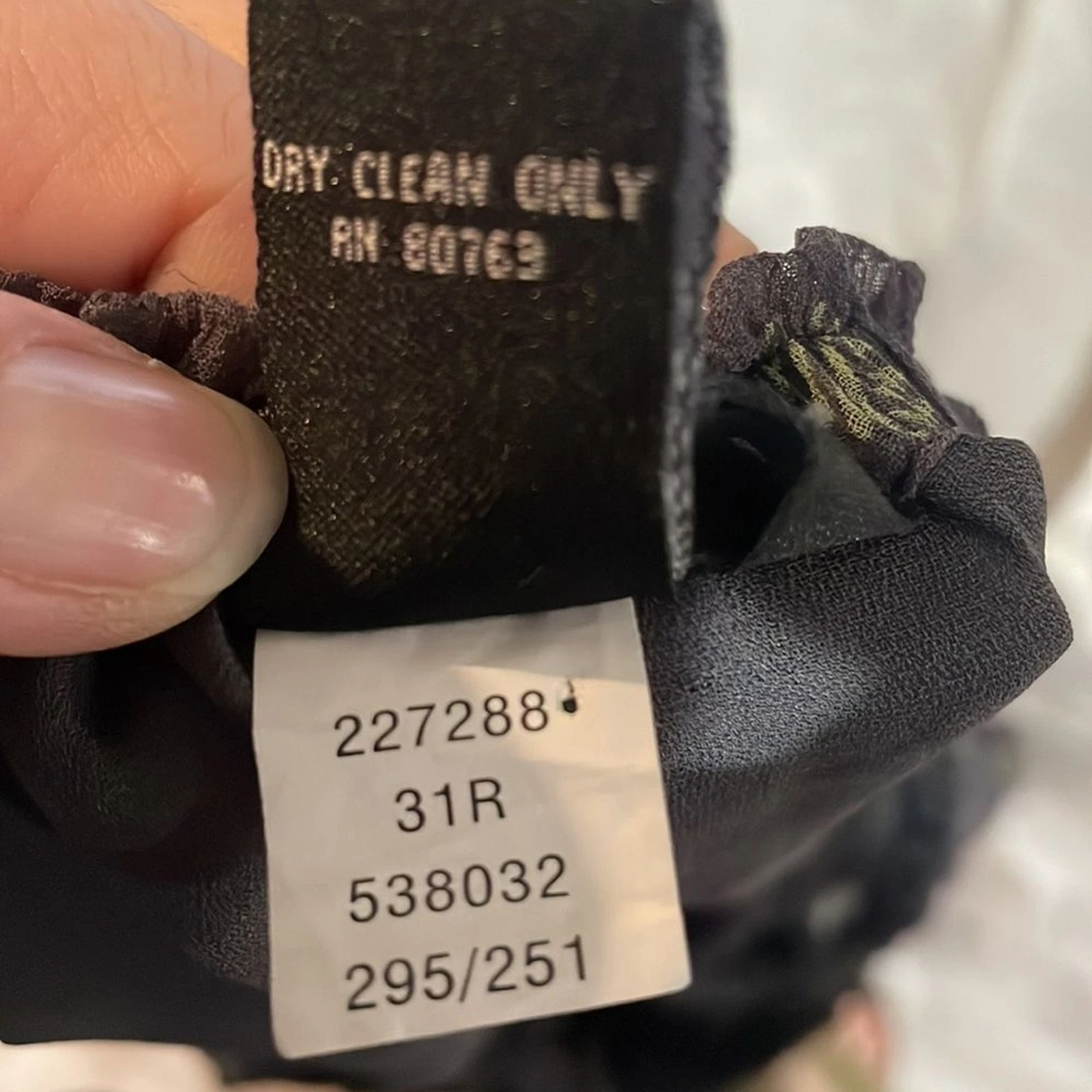 UNDERCOVER Abito babydoll in seta Moda International Victoria’s Secret Y2K taglia XS a pois