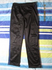 Marvel The Amazing Spider-Man 2 Boys Pants Size L Black W/ Blue Stripes Joggers