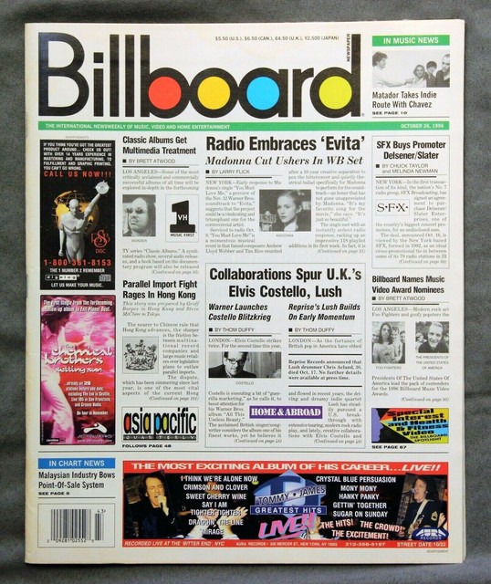 Billboard Magazine October 26, 1996. eBay