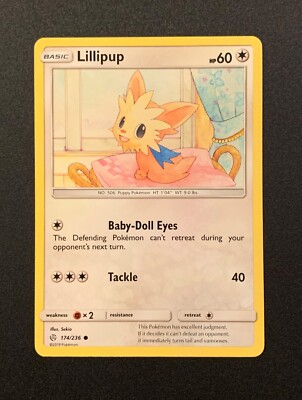 Lillipup 174/236 | Common | Sun and Moon Cosmic Eclipse