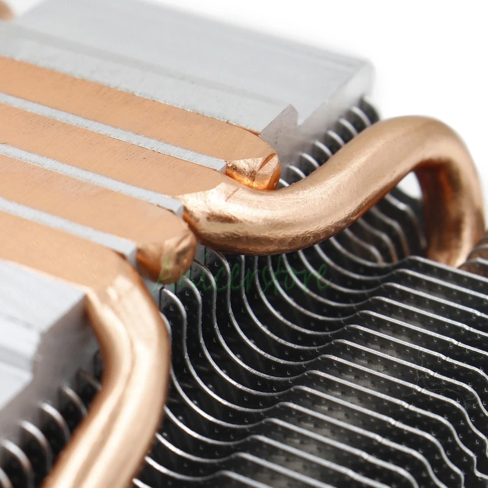 120MM 4Pin Large Fan 4 Copper Heat pipes Radiator Intel AMD Heatsink CPU Cooler - Image 4 of 4