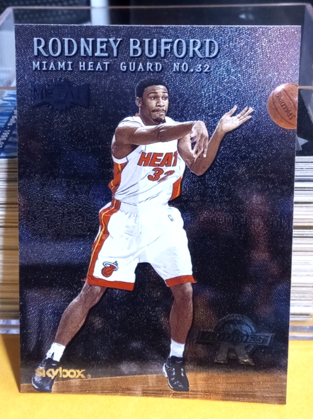 1999-00 Skybox Metal #176 Rodney Buford Rookie RC - Miami Heat