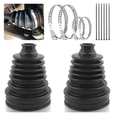 2PCS 19-24 mm Shaft CV Boot Repair Kit,Silicone CV Axle Boot Repair Kit