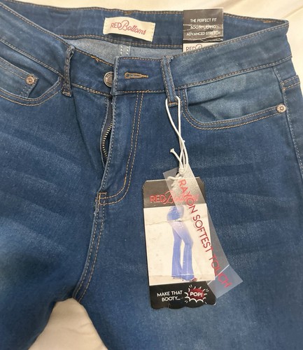 Girls Size 11/30 Stretch Blue Jeans - Picture 4 of 7