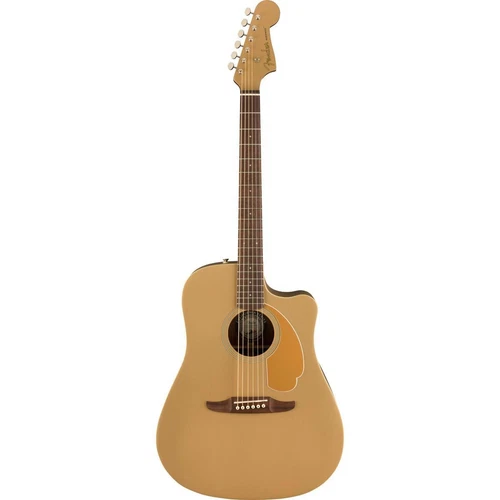 Fender Redondo Player Acoustic Guitar - Walnut Fingerboard, Bronze Satin 1906201