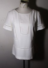 BANANA REPUBLIC White Short Sleeve Blouse Women's Size S