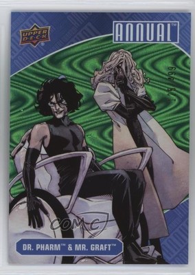 2023-24 Upper Deck DC Annual Green 125/499 Dr Pharm and Mr Graft & #35 1f57