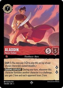 Aladdin - Heroic Outlaw 104/204 The First Chapter Super Rare