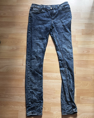 LCW JEANS Herren Skinny Fit Stretch Jeans W30 L34 Blau dunkle Waschung