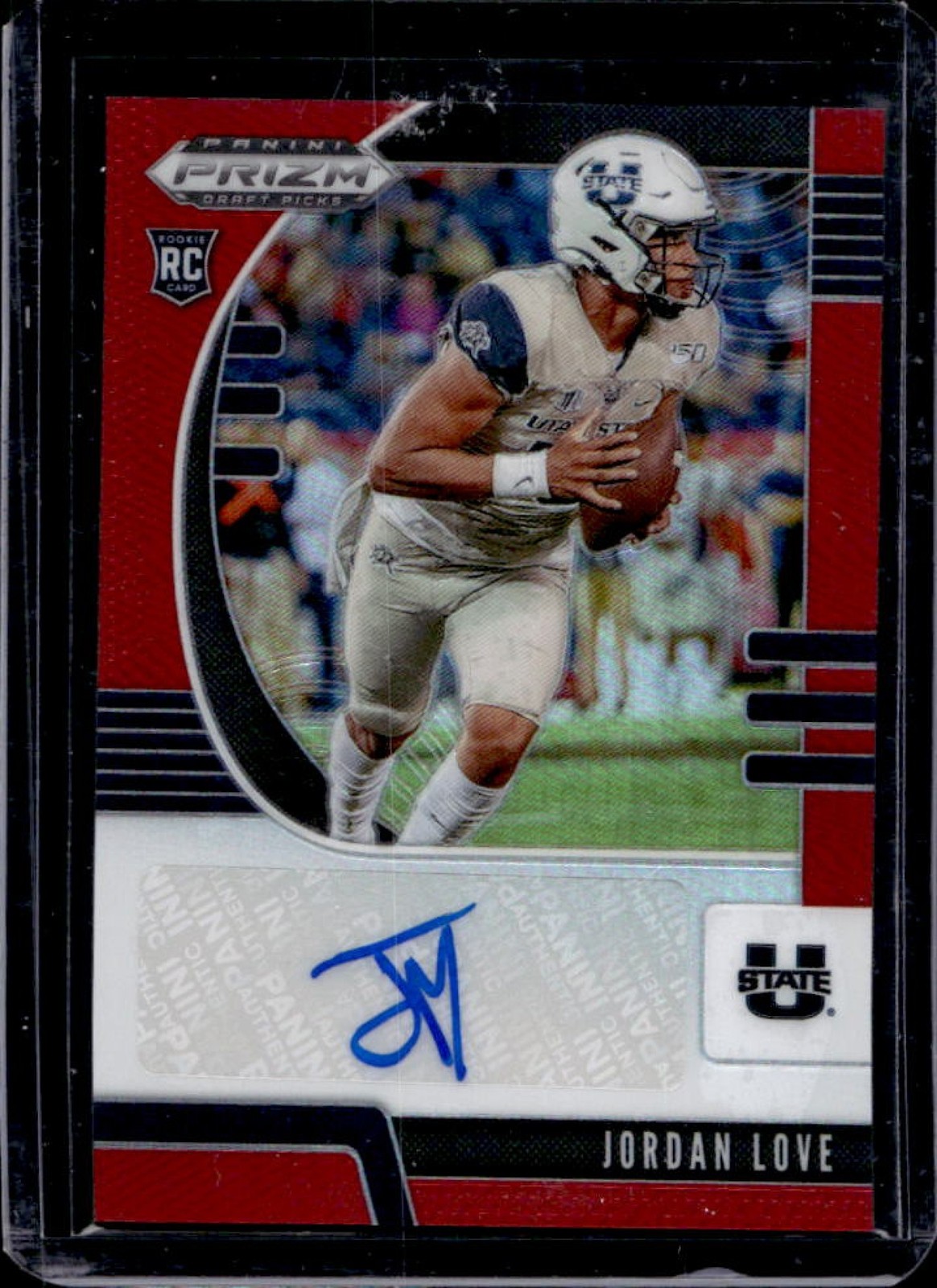 2020 Prizm Draft Picks Jordan Love Prizm Red Auto RC #148