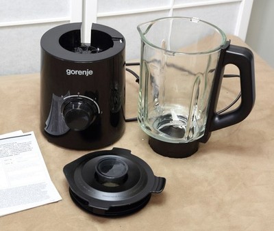 Gorenje Standmixer B800GBK 1,5L 800W Echtglaskrug 733362 schwarz