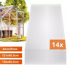 Polycarbonate Transparent Sheets  Roofing Panels Twin-Wall Panels for Greenhouse