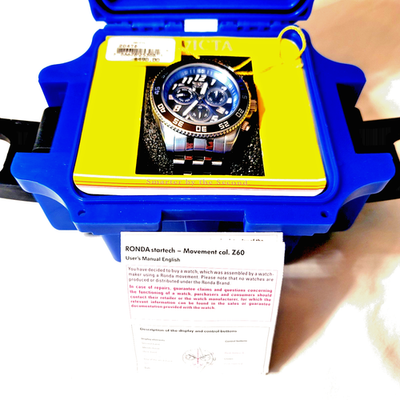 Men's Invicta Pro Diver Model 20478 50mm Ronda Z60 Caliper Quartz