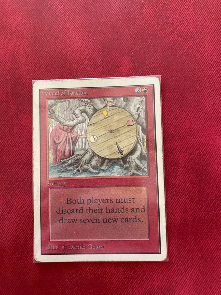 Wheel Of Fortune In Individual Magic: The Gathering Cards for sale